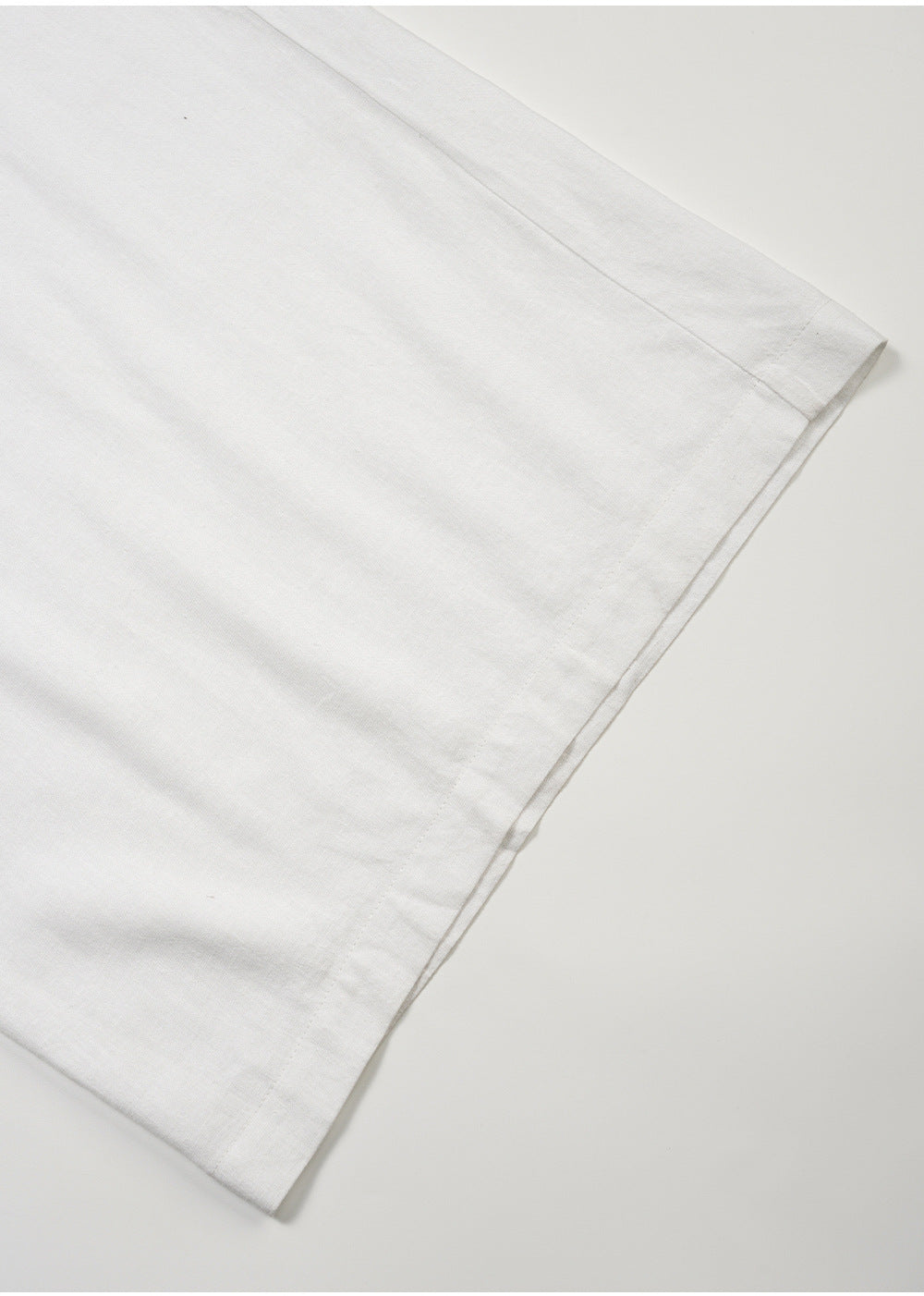 Relaxed Linen Drawstring Wide-Leg Pants