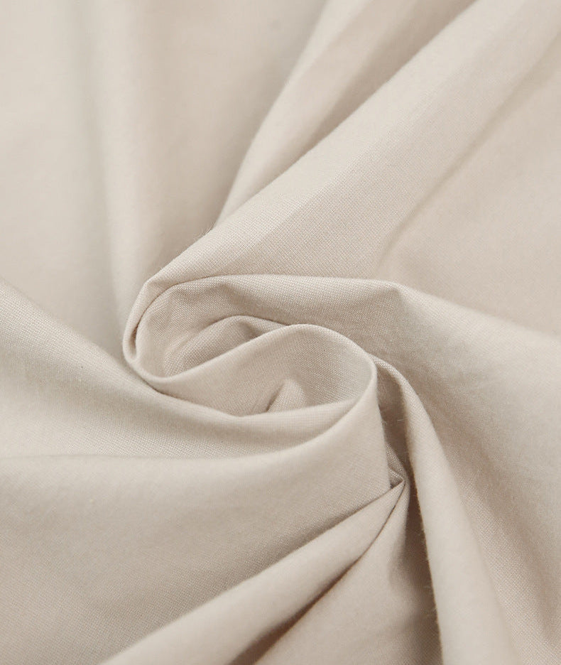 Loose-Fitting Collared Cotton Shirt